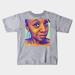 Colorful Miss Melanin Monroe Kids T-Shirt